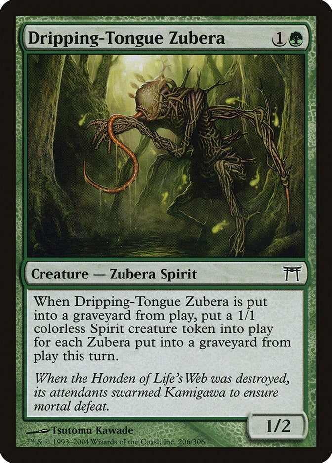 Image for Dripping-Tongue Zubera (206) [Champions of Kamigawa] - Magic: The Gathering