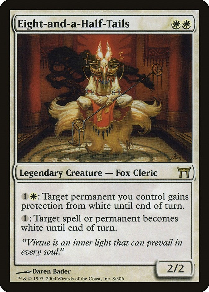 Image for Eight-and-a-Half-Tails (8) [Champions of Kamigawa] - Magic: The Gathering