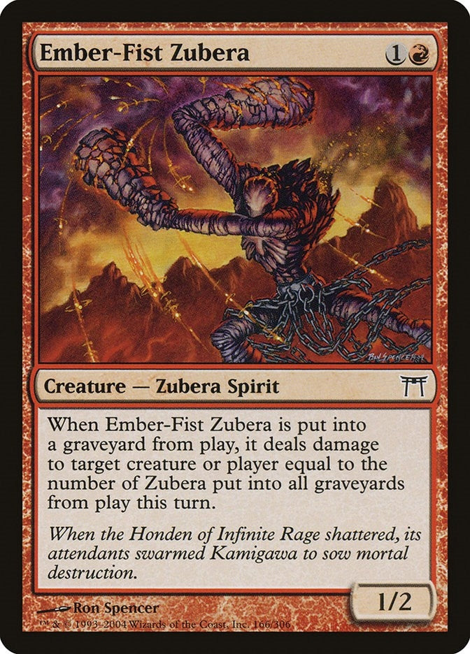 Image for Ember-Fist Zubera (166) [Champions of Kamigawa] - Magic: The Gathering
