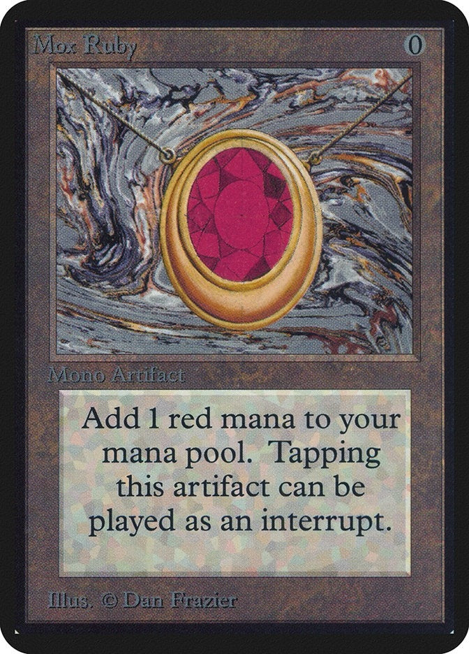 Image for Mox Ruby [Alpha Edition] - Magic: The Gathering
