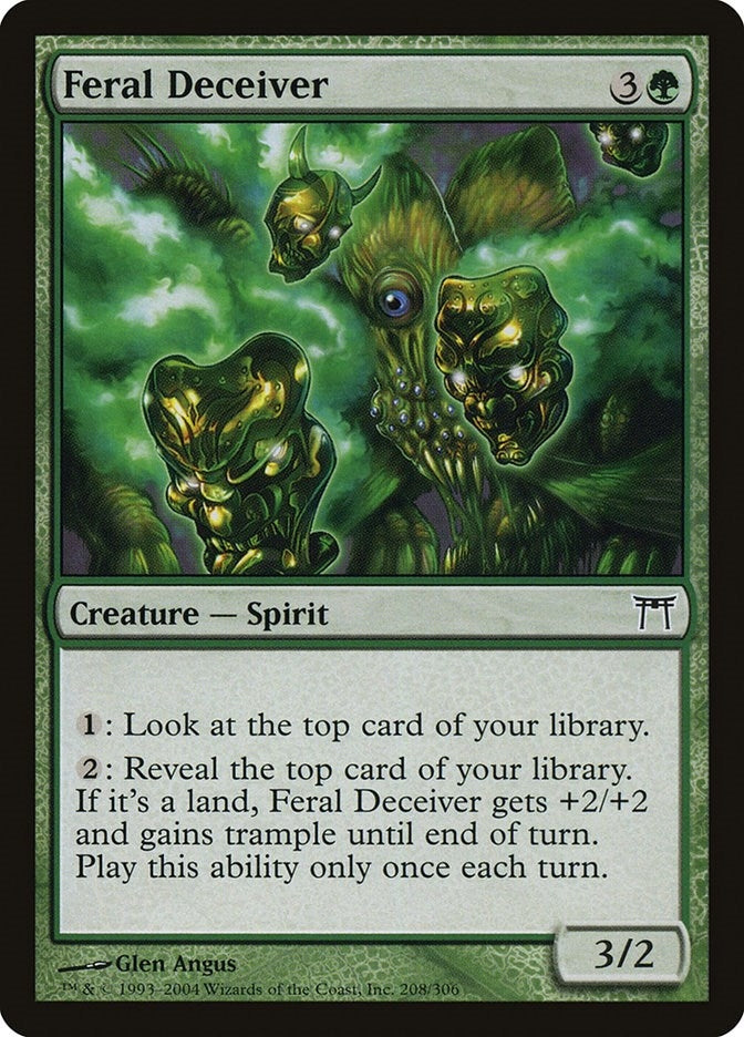 Image for Feral Deceiver (208) [Champions of Kamigawa] - Magic: The Gathering
