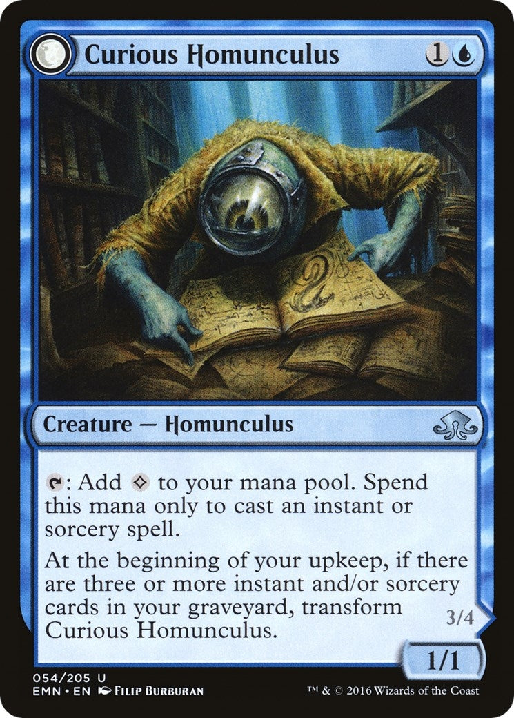 Image for Curious Homunculus (54) [Eldritch Moon] - Magic: The Gathering