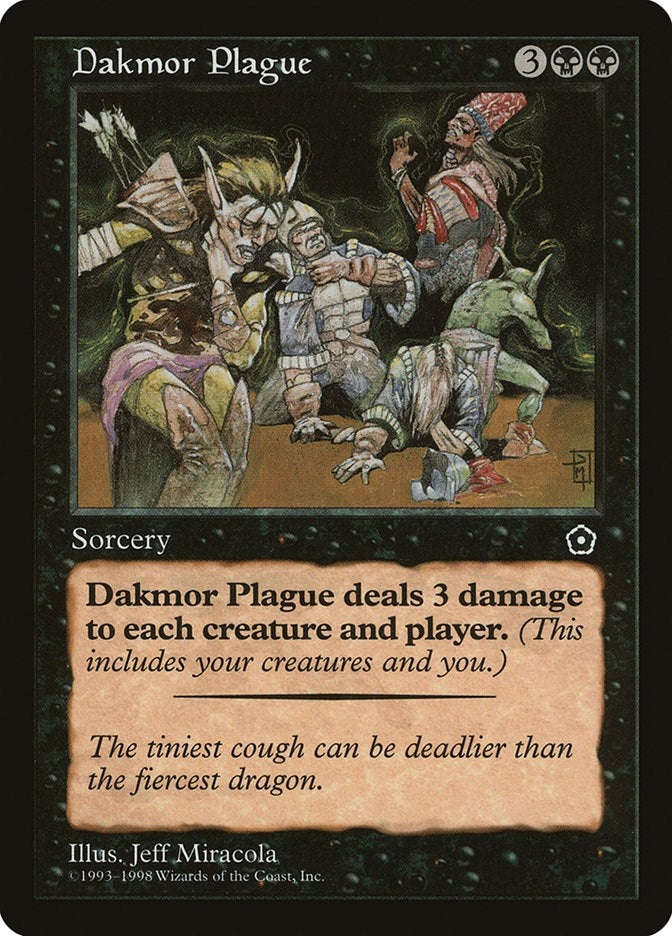 Image for Dakmor Plague [Portal Second Age] - Magic: The Gathering
