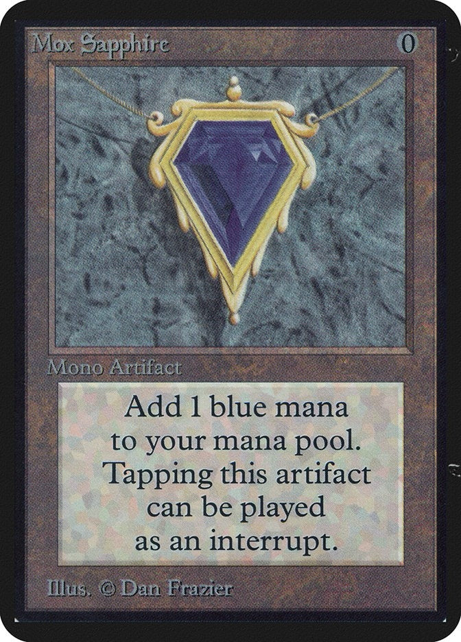 Image for Mox Sapphire [Alpha Edition] - Magic: The Gathering