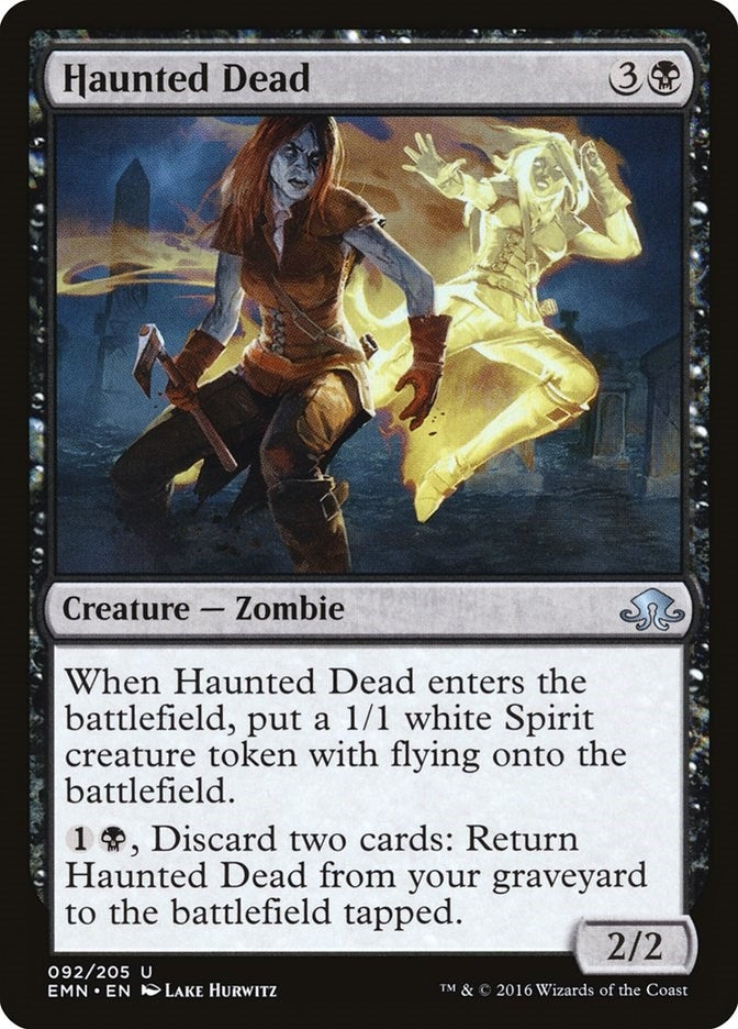 Image for Haunted Dead (92) [Eldritch Moon] - Magic: The Gathering