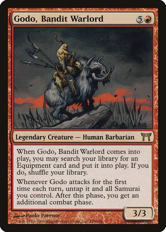 Image for Godo, Bandit Warlord (169) [Champions of Kamigawa] - Magic: The Gathering