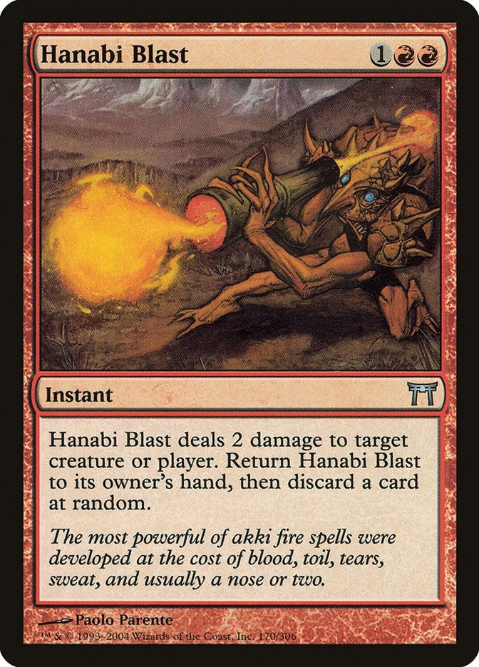 Image for Hanabi Blast (170) [Champions of Kamigawa] - Magic: The Gathering