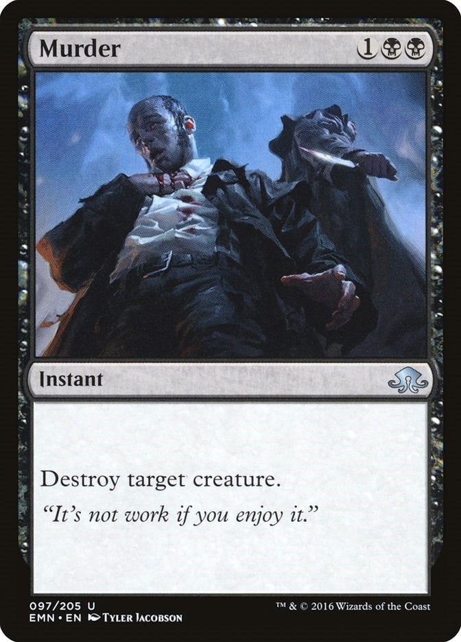 Image for Murder (97) [Eldritch Moon] - Magic: The Gathering