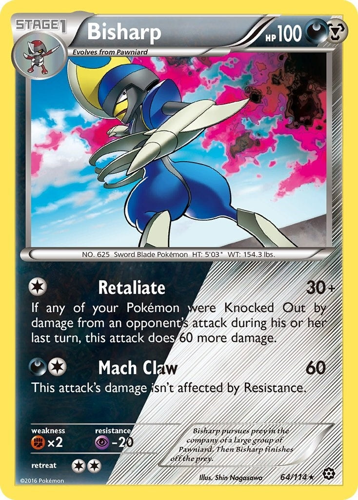 Image for Bisharp (64/114) [XY - Steam Siege] - Pokemon