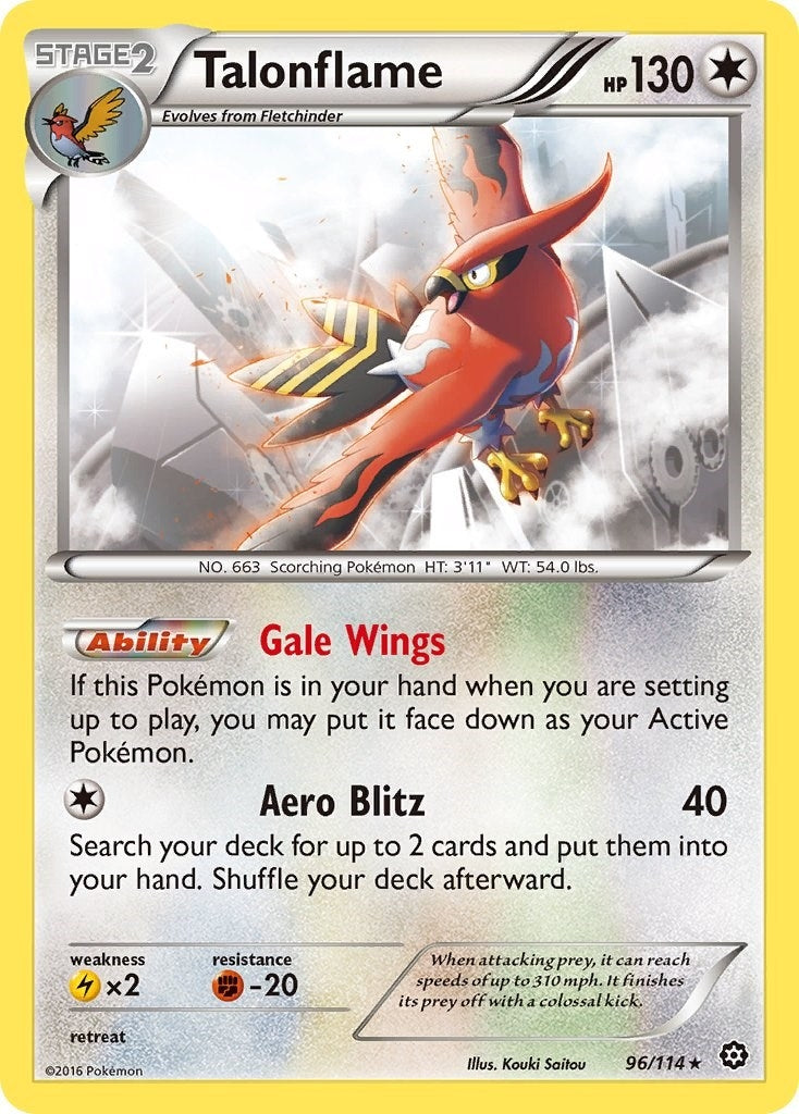 Image for Talonflame (96/114) [XY - Steam Siege] - Pokemon