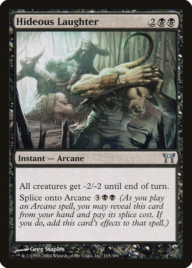 Image for Hideous Laughter (115) [Champions of Kamigawa] - Magic: The Gathering