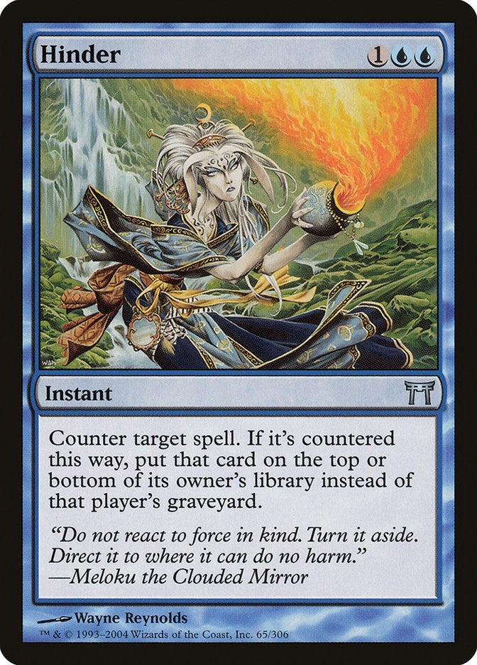 Image for Hinder (65) [Champions of Kamigawa] - Magic: The Gathering