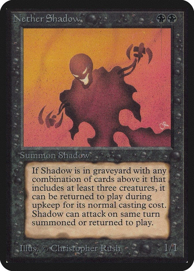 Image for Nether Shadow [Alpha Edition] - Magic: The Gathering