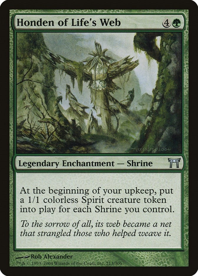 Image for Honden of Life's Web (213) [Champions of Kamigawa] - Magic: The Gathering