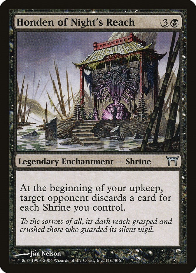 Image for Honden of Night's Reach (116) [Champions of Kamigawa] - Magic: The Gathering