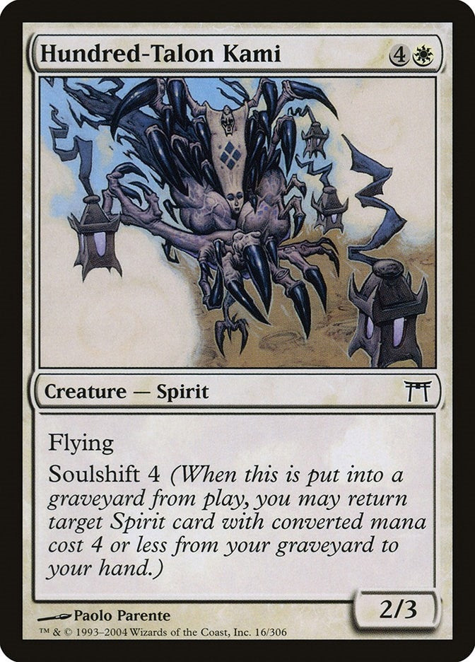 Image for Hundred-Talon Kami (16) [Champions of Kamigawa] - Magic: The Gathering