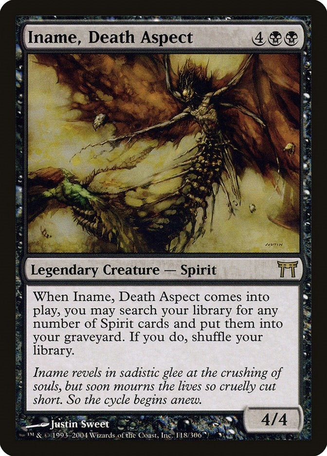 Image for Iname, Death Aspect (118) [Champions of Kamigawa] - Magic: The Gathering