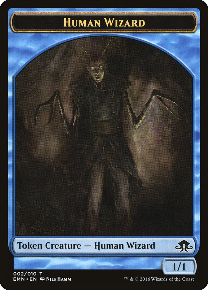 Image for Human Wizard Token (2) [Eldritch Moon] - Magic: The Gathering
