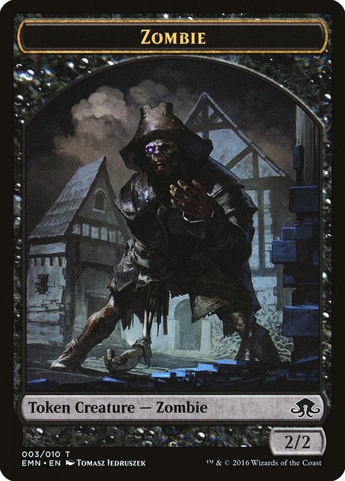 Image for Zombie Token (003) (3) [Eldritch Moon] - Magic: The Gathering