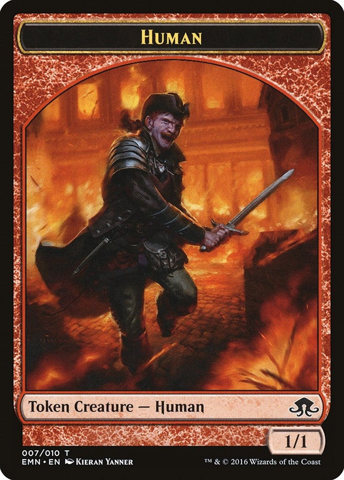Image for Human Token (7) [Eldritch Moon] - Magic: The Gathering