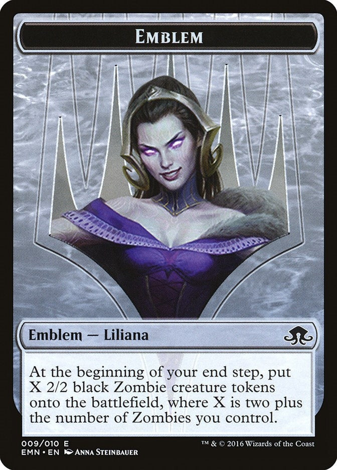 Image for Emblem - Liliana, the Last Hope (9) [Eldritch Moon] - Magic: The Gathering