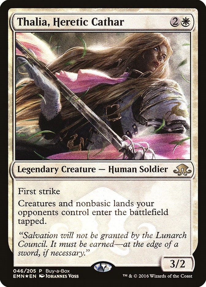 Image for Thalia, Heretic Cathar (46) [Buy-A-Box Promos] - Magic: The Gathering