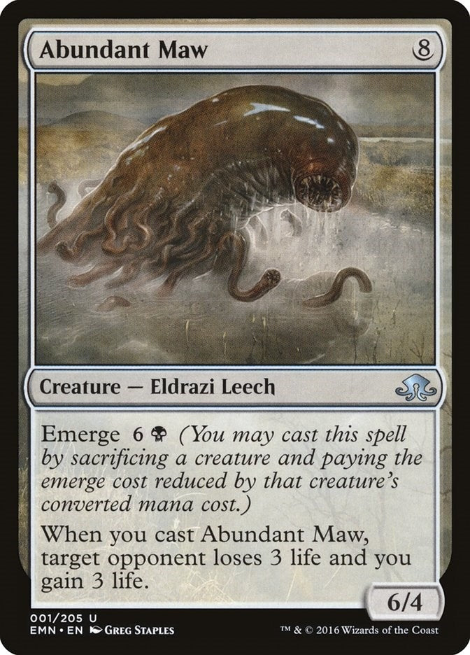 Image for Abundant Maw (1) [Eldritch Moon] - Magic: The Gathering
