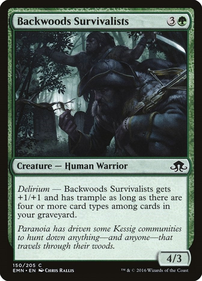Image for Backwoods Survivalists (150) [Eldritch Moon] - Magic: The Gathering