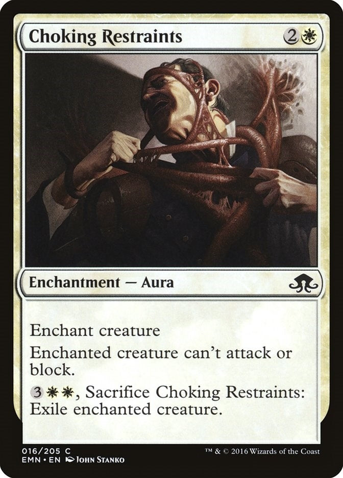 Image for Choking Restraints (16) [Eldritch Moon] - Magic: The Gathering