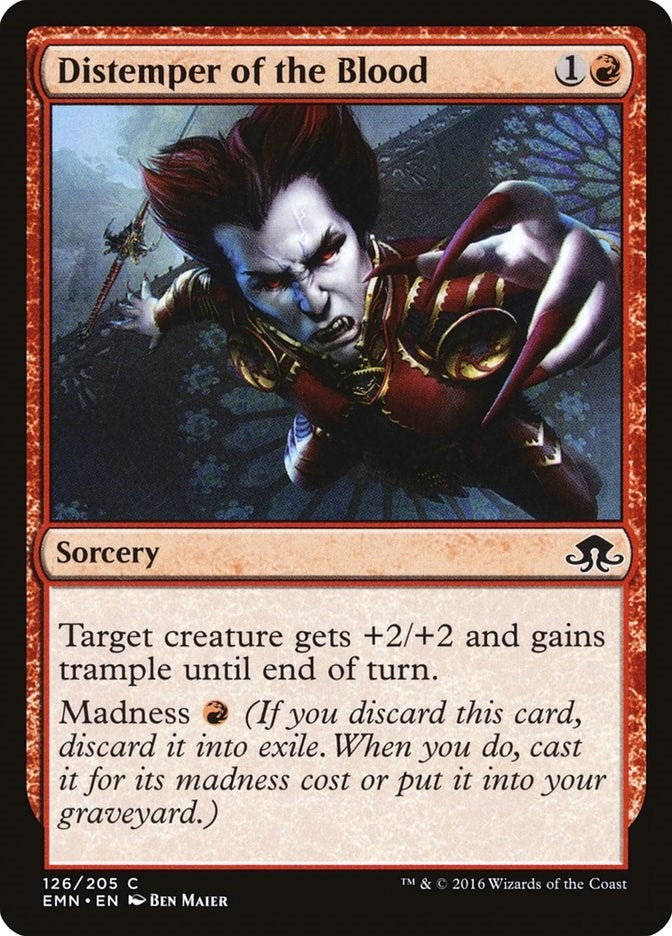 Image for Distemper of the Blood (126) [Eldritch Moon] - Magic: The Gathering