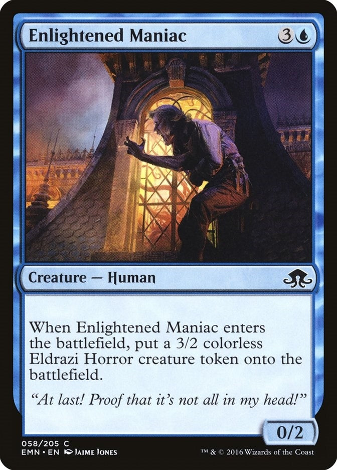 Image for Enlightened Maniac (58) [Eldritch Moon] - Magic: The Gathering