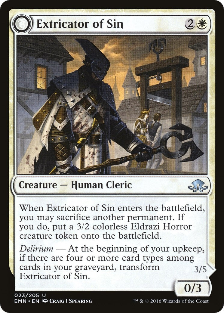 Image for Extricator of Sin (23) [Eldritch Moon] - Magic: The Gathering