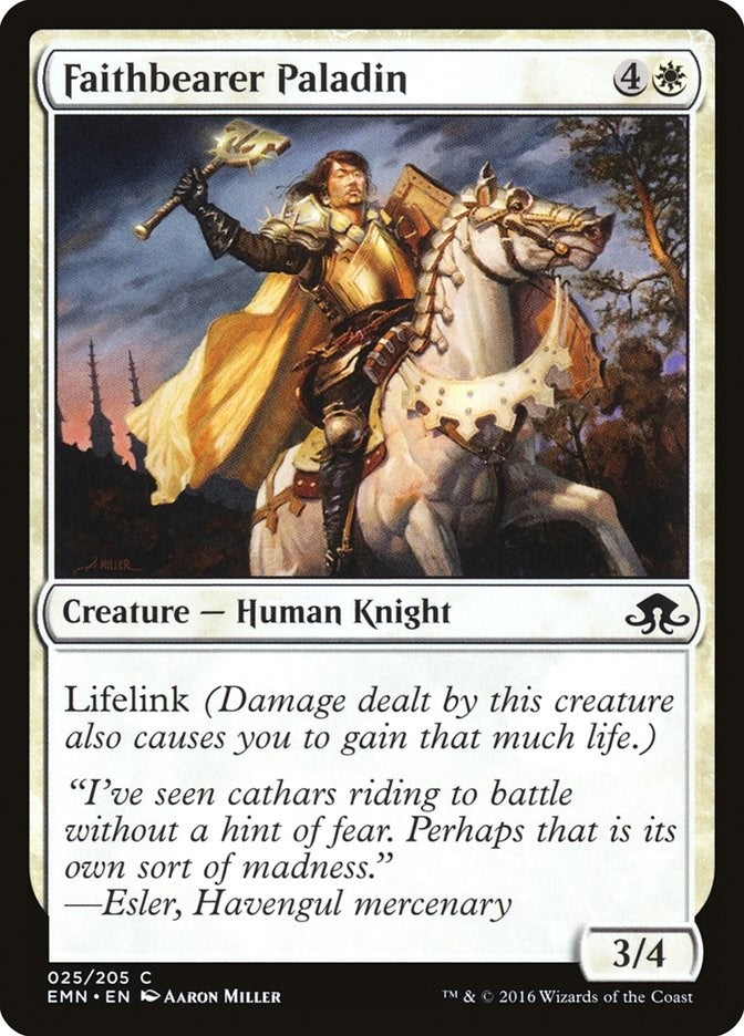 Image for Faithbearer Paladin (25) [Eldritch Moon] - Magic: The Gathering