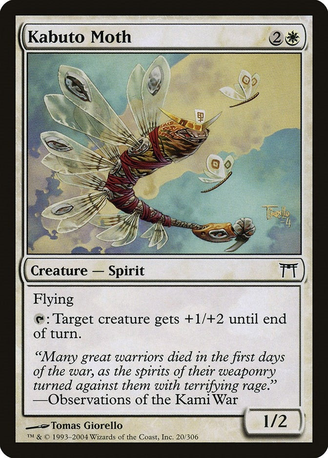 Image for Kabuto Moth (20) [Champions of Kamigawa] - Magic: The Gathering