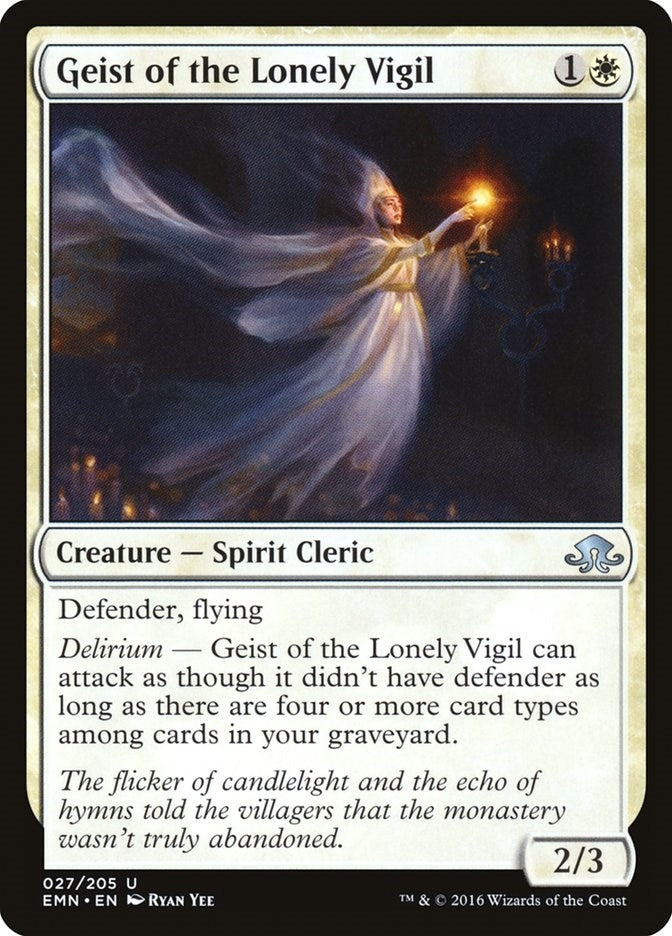 Image for Geist of the Lonely Vigil (27) [Eldritch Moon] - Magic: The Gathering