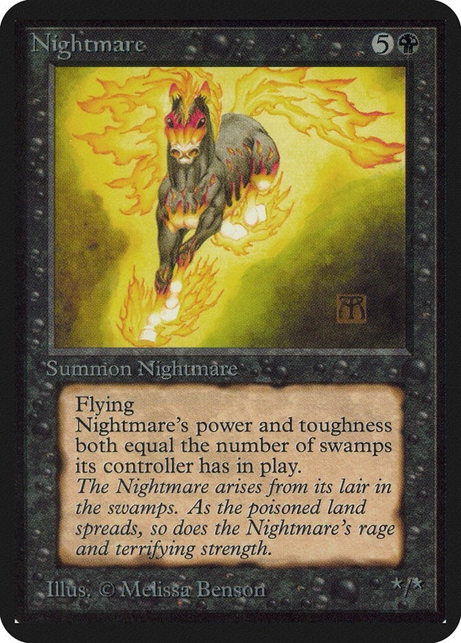 Image for Nightmare [Alpha Edition] - Magic: The Gathering