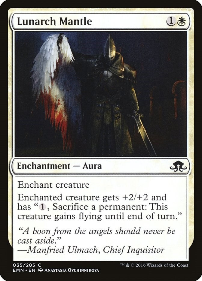 Image for Lunarch Mantle (35) [Eldritch Moon] - Magic: The Gathering