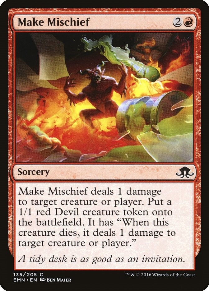 Image for Make Mischief (135) [Eldritch Moon] - Magic: The Gathering