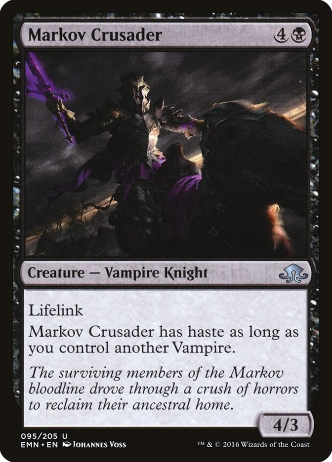 Image for Markov Crusader (95) [Eldritch Moon] - Magic: The Gathering