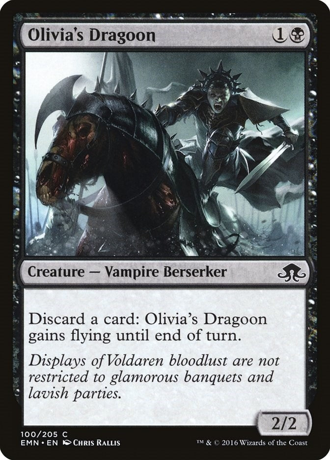 Image for Olivia's Dragoon (100) [Eldritch Moon] - Magic: The Gathering