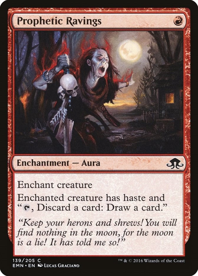 Image for Prophetic Ravings (139) [Eldritch Moon] - Magic: The Gathering