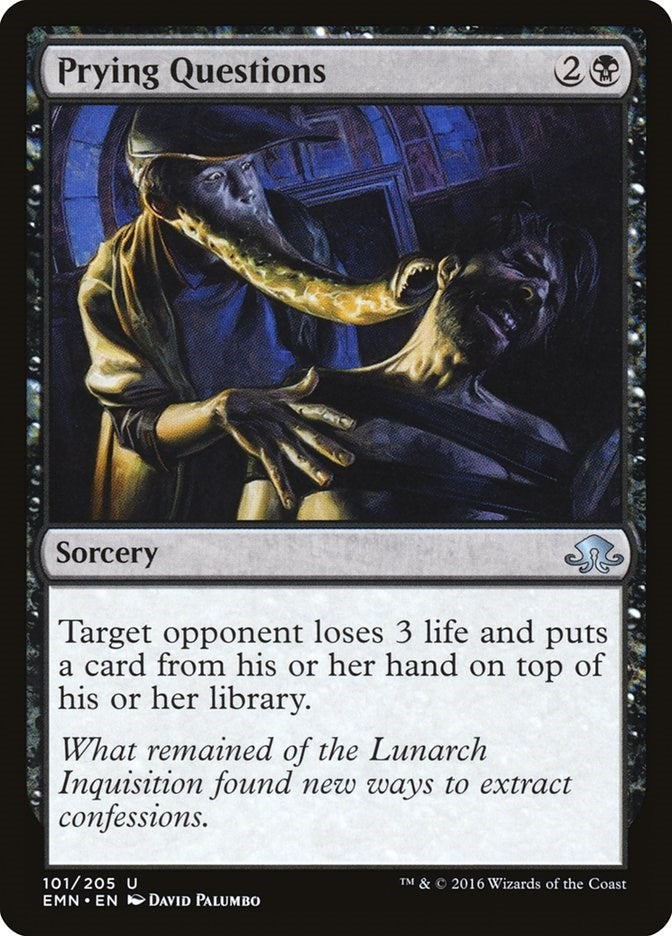 Image for Prying Questions (101) [Eldritch Moon] - Magic: The Gathering