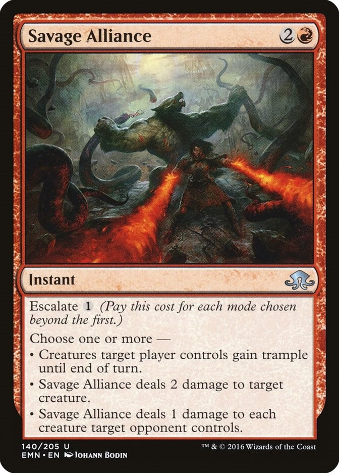 Image for Savage Alliance (140) [Eldritch Moon] - Magic: The Gathering