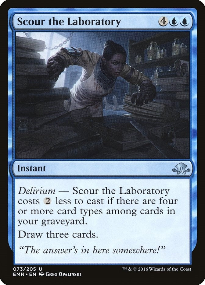 Image for Scour the Laboratory (73) [Eldritch Moon] - Magic: The Gathering