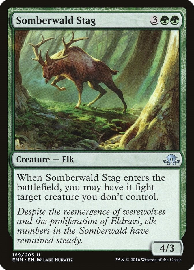 Image for Somberwald Stag (169) [Eldritch Moon] - Magic: The Gathering