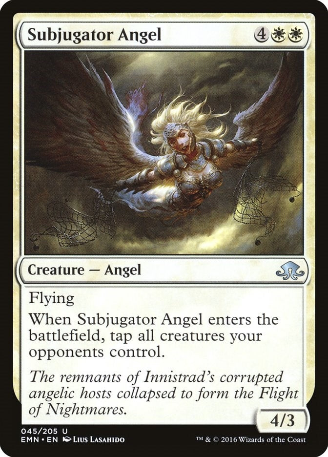 Image for Subjugator Angel (45) [Eldritch Moon] - Magic: The Gathering