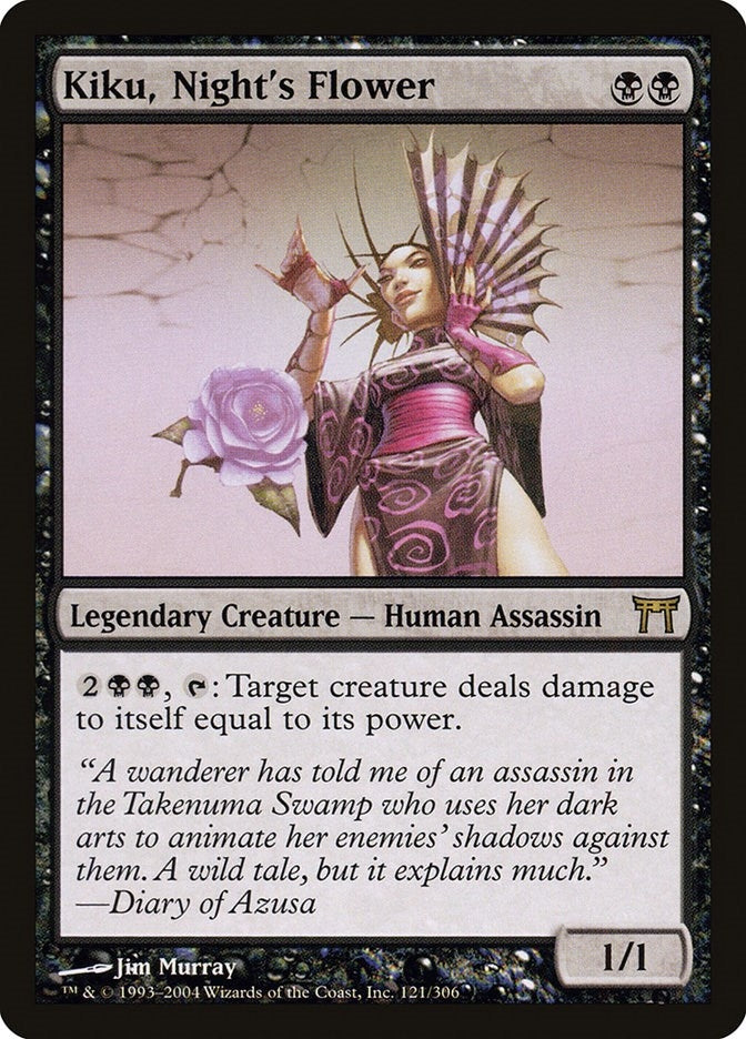 Image for Kiku, Night's Flower (121) [Champions of Kamigawa] - Magic: The Gathering