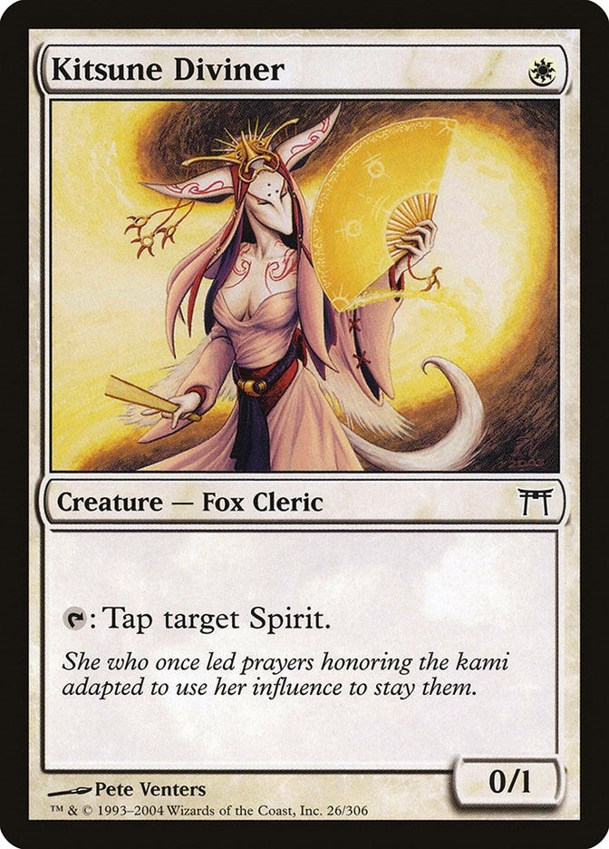 Image for Kitsune Diviner (26) [Champions of Kamigawa] - Magic: The Gathering