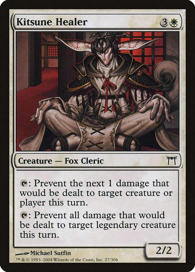 Image for Kitsune Healer (27) [Champions of Kamigawa] - Magic: The Gathering