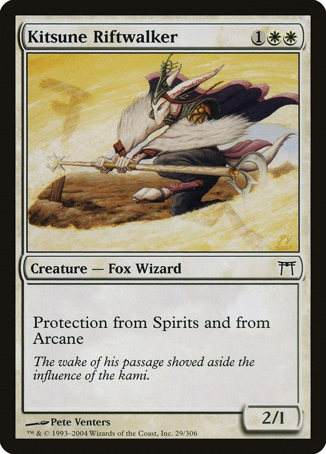 Image for Kitsune Riftwalker (29) [Champions of Kamigawa] - Magic: The Gathering